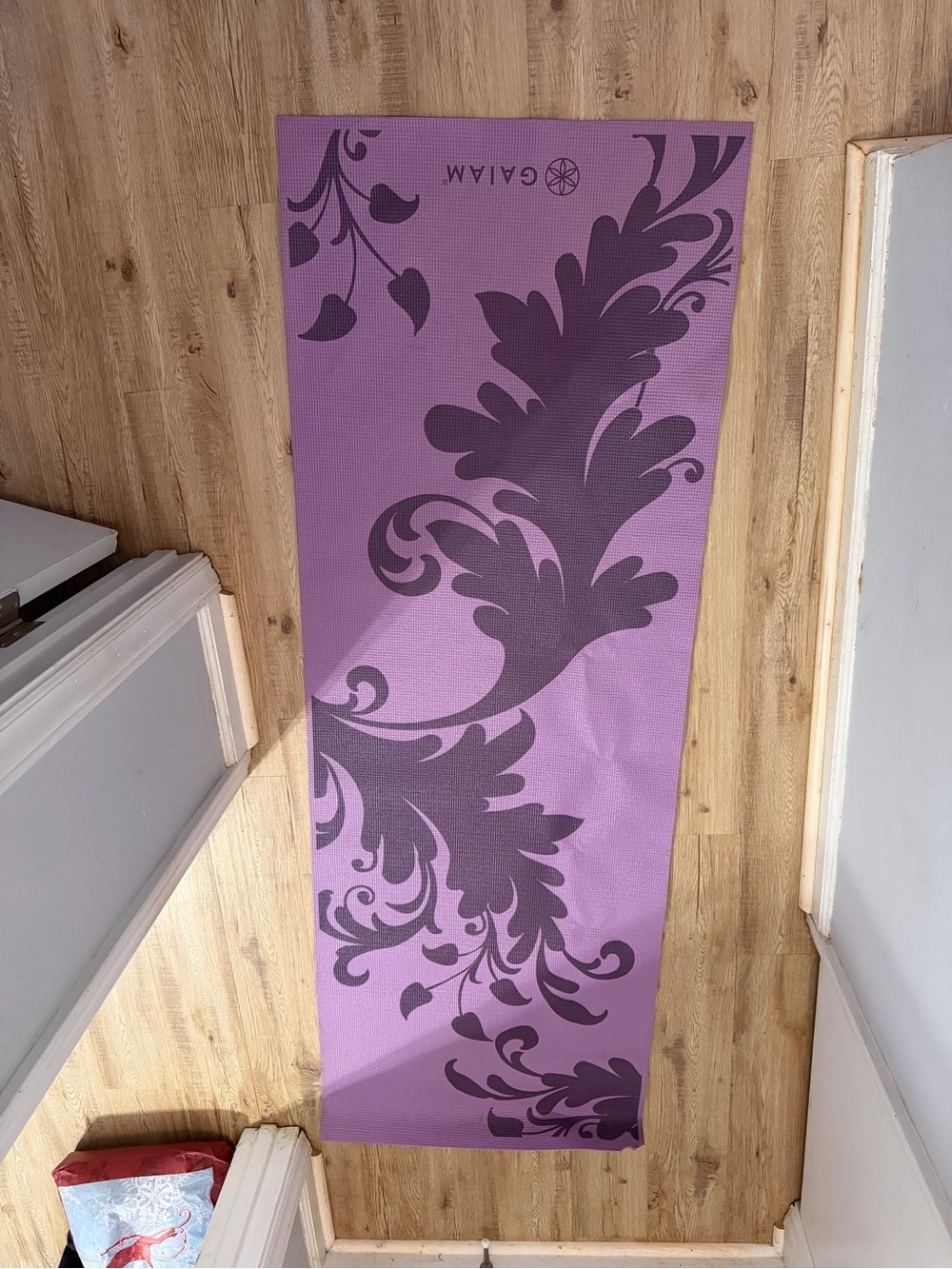 GAIAM Purple and Dark Purple yoga mat